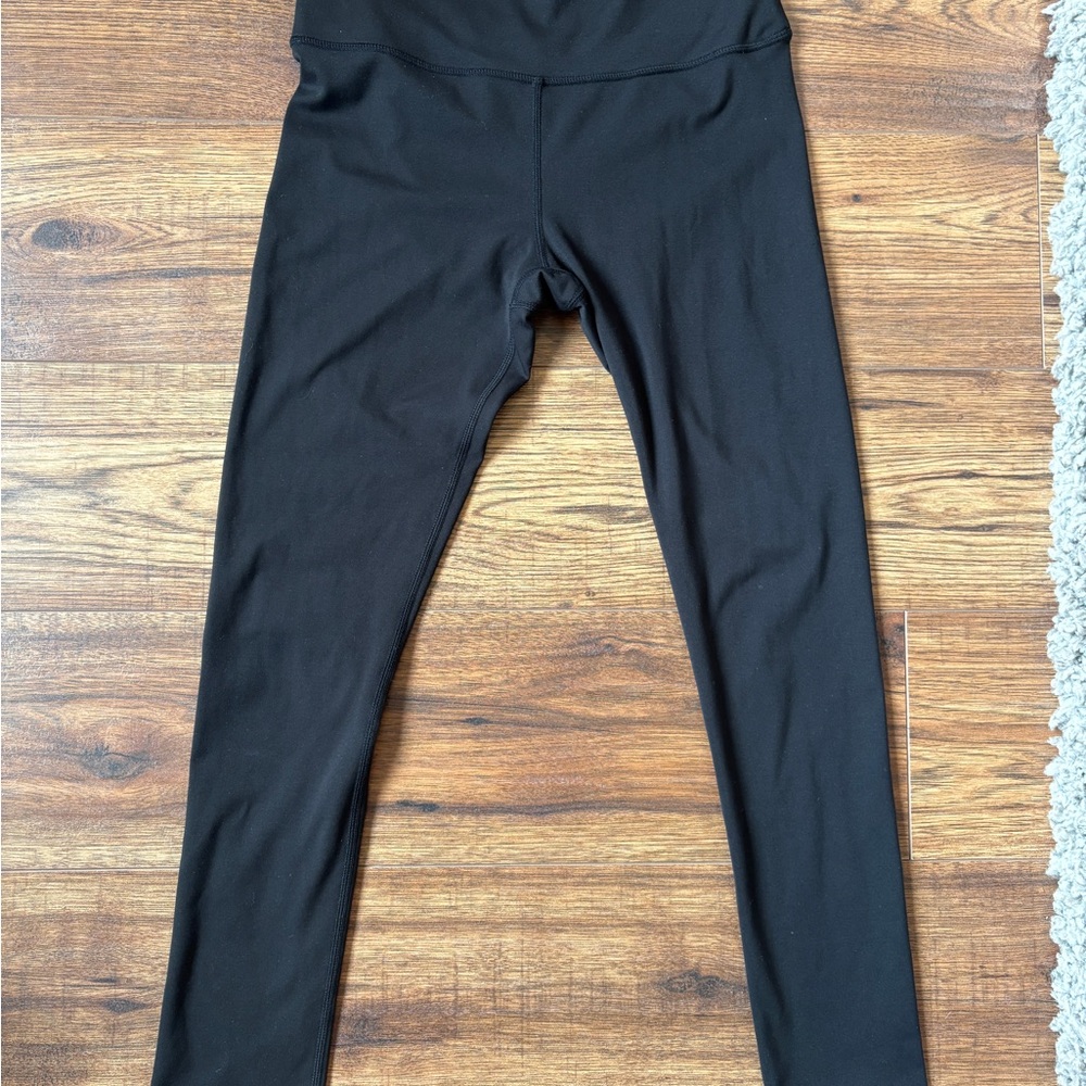 Arro Mix Up Black Women's Leggings Size Small with Silicon Heart Waist Band